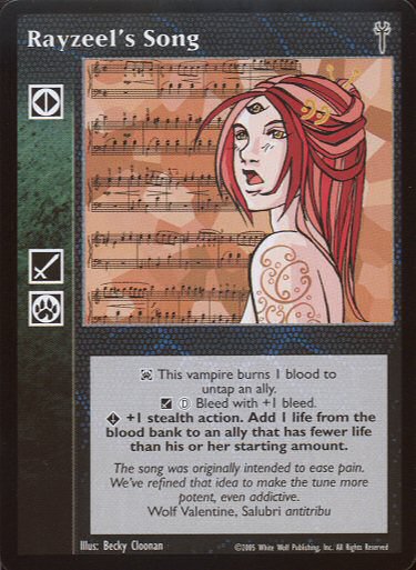 Rayzeel's Song [LoB set] - VTES CCG
