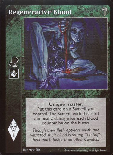Regenerative Blood [LoB set] - VTES CCG