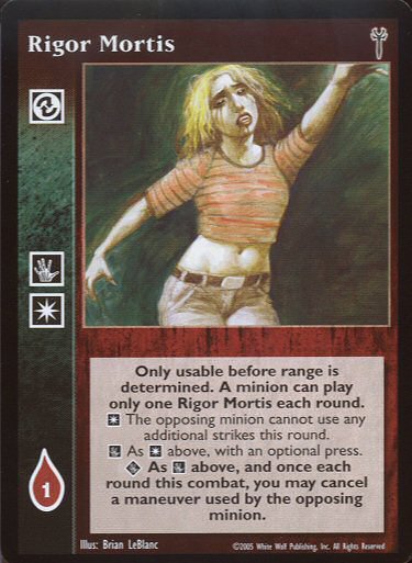 Rigor Mortis [LoB set] - VTES CCG