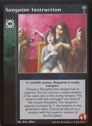 Sanguine Instruction [LoB set] - VTES CCG