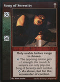 Song of Serenity [LoB set] - VTES CCG