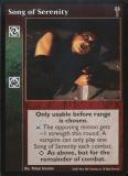 Song of Serenity [LoB set] - VTES CCG