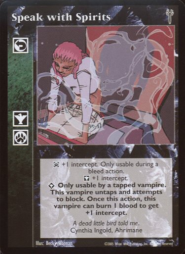 Speak with Spirits [LoB set] - VTES CCG