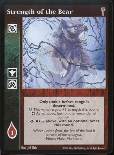 Strength of the Bear [LoB set] - VTES CCG