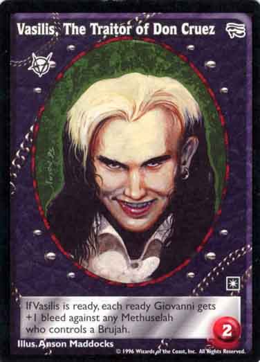 Vasilis, The Traitor of Don Cruez [AH set] - VTES CCG