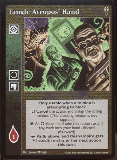 Tangle Atropos' Hand [LoB set] - VTES CCG