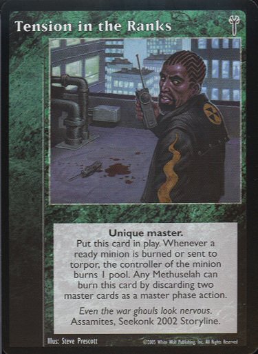 Tension in the Ranks [LoB set] - VTES CCG