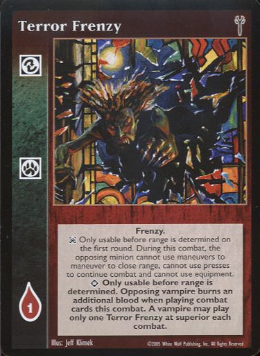 Terror Frenzy [LoB set] - VTES CCG