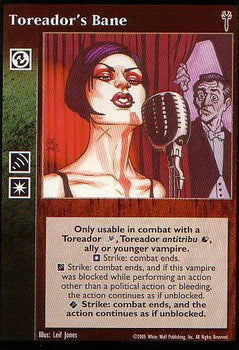 Toreador's Bane [LoB set] - VTES CCG