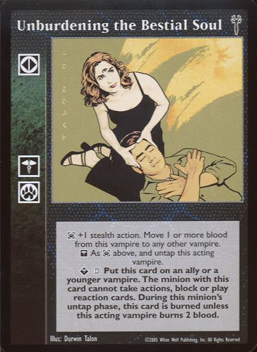 Unburdening the Bestial Soul [LoB set] - VTES CCG