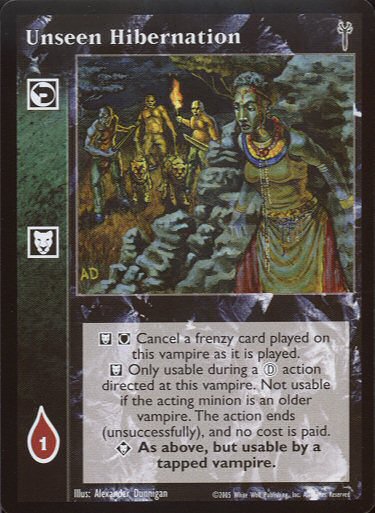 Unseen Hibernation [LoB set] - VTES CCG