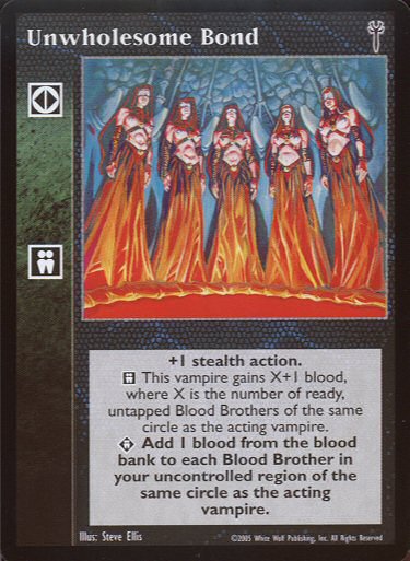 Unwholesome Bond [LoB set] - VTES CCG