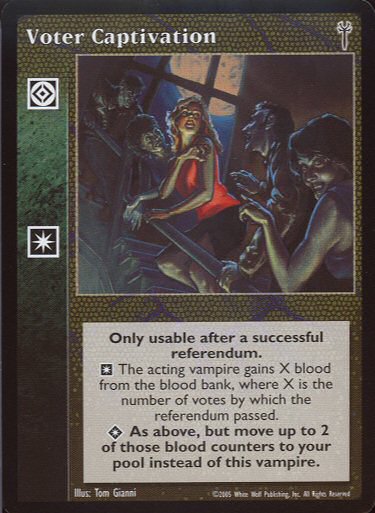 Voter Captivation [LoB set] - VTES CCG