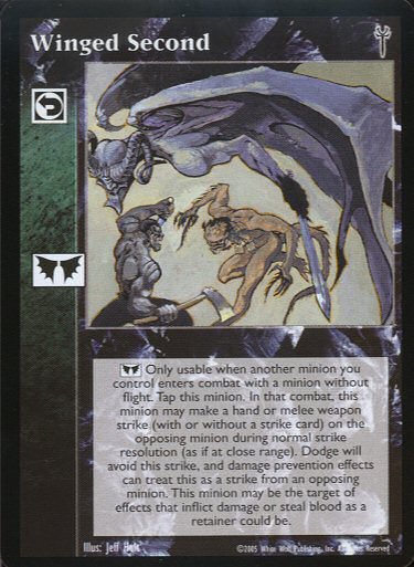 Winged Second [LoB set] - VTES CCG