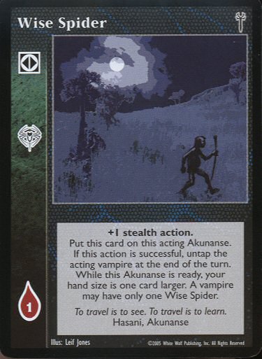 Wise Spider [LoB set] - VTES CCG