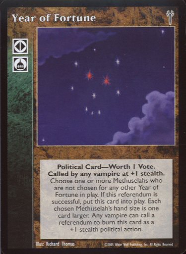 Year of Fortune [LoB set] - VTES CCG