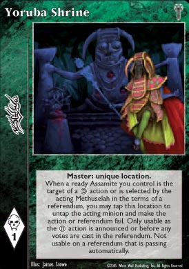 Yoruba Shrine [LoB set] - VTES CCG