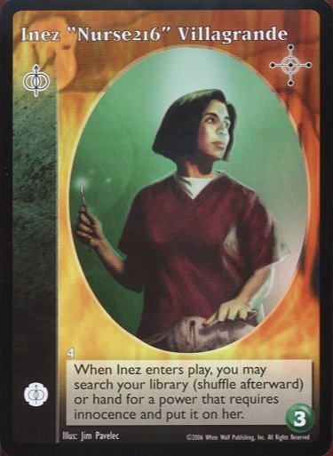 Inez "Nurse216" Villagrande [NoR set] - VTES CCG