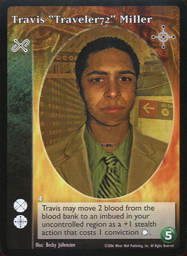 Travis "Traveler72" Miller [NoR set] - VTES CCG
