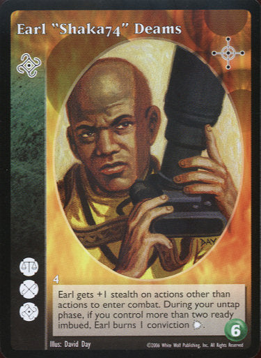 Earl "Shaka74" Deams [NoR set] - VTES CCG