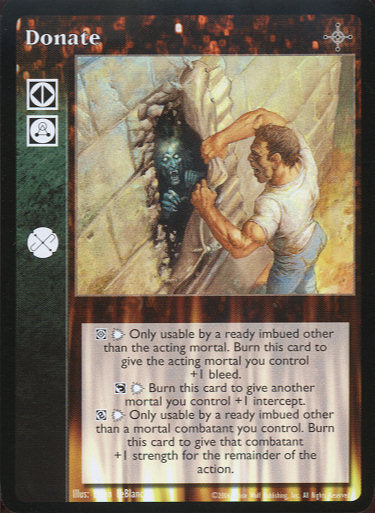 Donate [NoR set] - VTES CCG