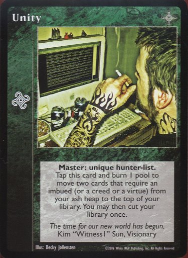Unity [NoR set] - VTES CCG