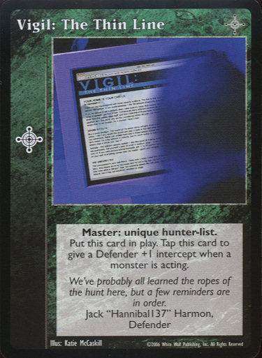 Vigil: The Thin Line [NoR set] - VTES CCG