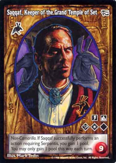 Saqqaf, Keeper of the Grand Temple of Set [AH set] - VTES CCG