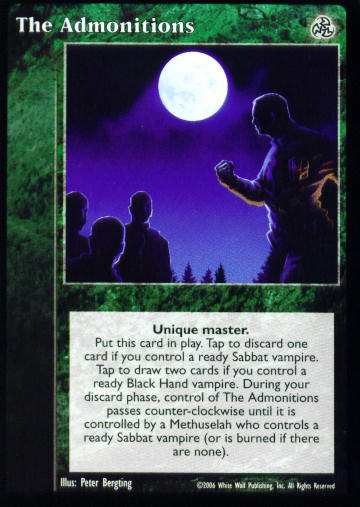 The Admonitions [Third set] - VTES CCG