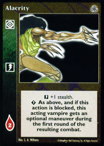 Alacrity [Third set] - VTES CCG