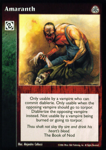 Amaranth [Third set] - VTES CCG