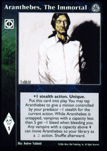 Aranthebes, The Immortal [Third set] - VTES CCG