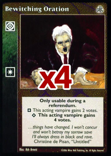 Bewitching Oration [Third set] - VTES CCG