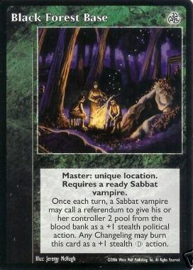 Black Forest Base [Third set] - VTES CCG