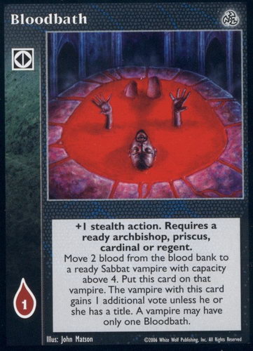 Bloodbath [Third set] - VTES CCG