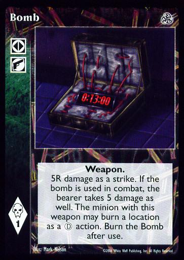 Bomb [Third set] - VTES CCG - Vampire:The Eternal Struggle - Third Edition - Anglais (EN) - OCCASION