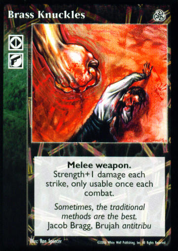 Brass Knuckles [Third set] - VTES CCG