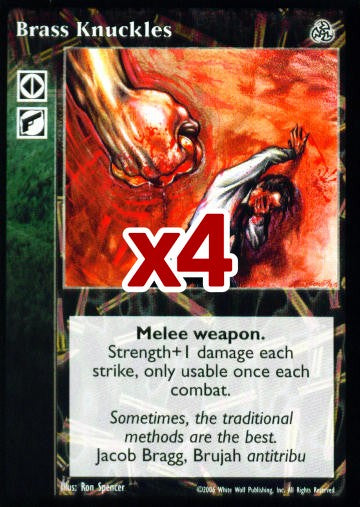 Brass Knuckles [Third set] - VTES CCG