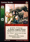 Canine Horde [Third set] - VTES CCG