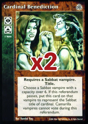 Cardinal Benediction [Third set] - VTES CCG