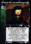 Cardinal Sin: Insubordination [Third set] - VTES CCG