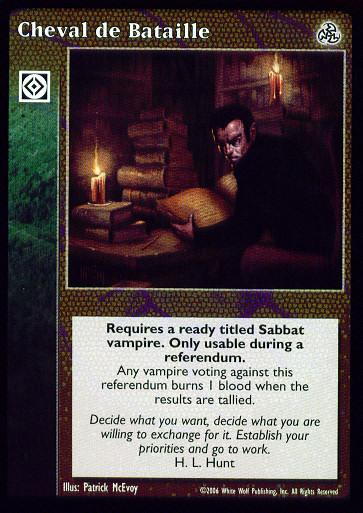 Cheval de Bataille [Third set] - VTES CCG