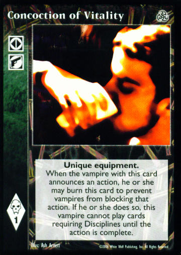 Concoction of Vitality [Third set] - VTES CCG