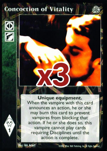Concoction of Vitality [Third set] - VTES CCG
