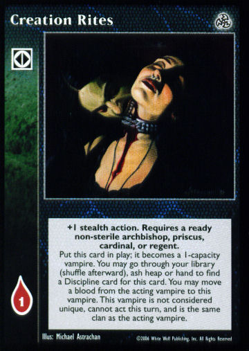 Creation Rites [Third set] - VTES CCG