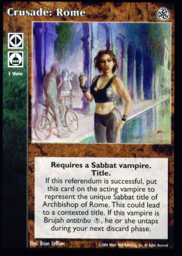 Crusade: Rome [Third set] - VTES CCG