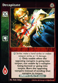 Decapitate [Third set] - VTES CCG