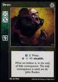 Deny [Third set] - VTES CCG
