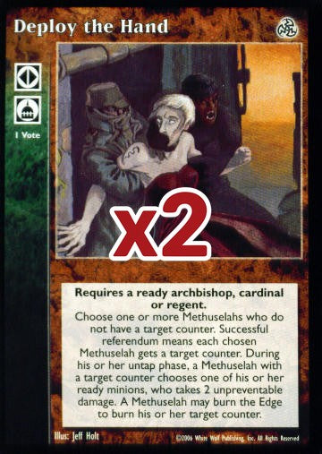 Deploy the Hand [Third set] - VTES CCG