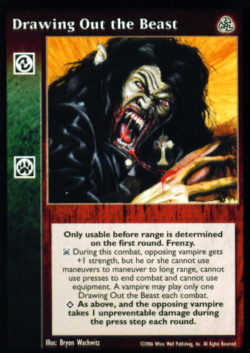 Drawing Out the Beast [Third set] - VTES CCG